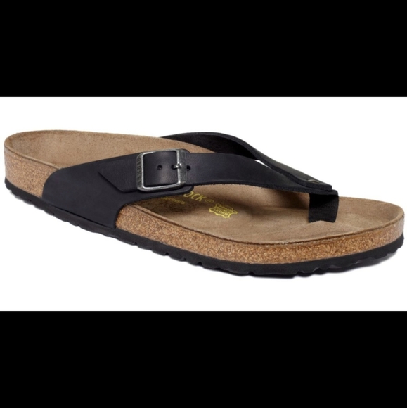 Birkenstock Other - Birkenstock Men's Black Adria Thong Sandals